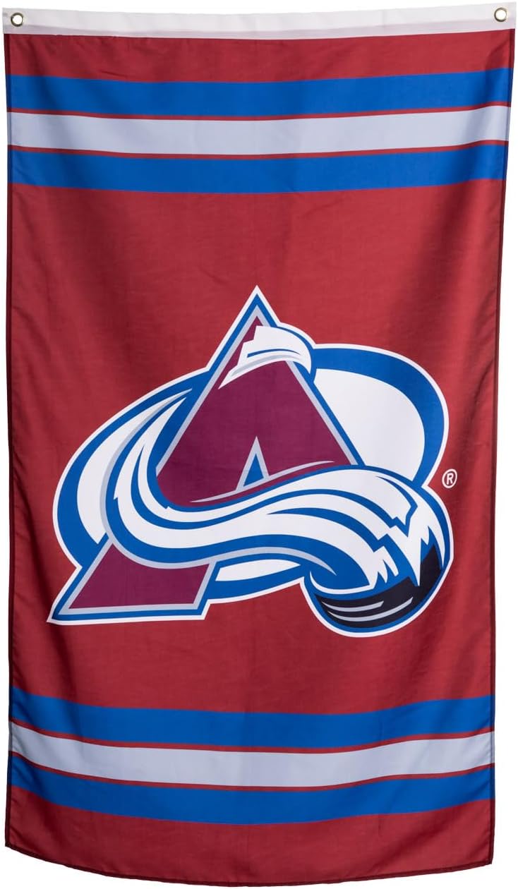 Calhoun NHL Officially Licensed Indoor Team Logo Wall Banner - Colorado Avalanche (30" by 50") - Image 1